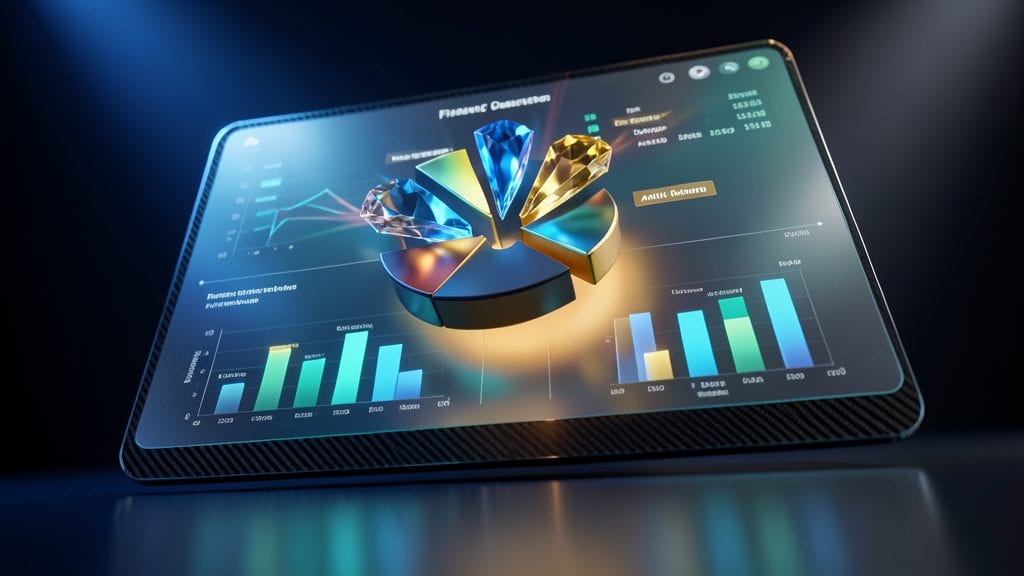 3D Financial Dashboard Presentation