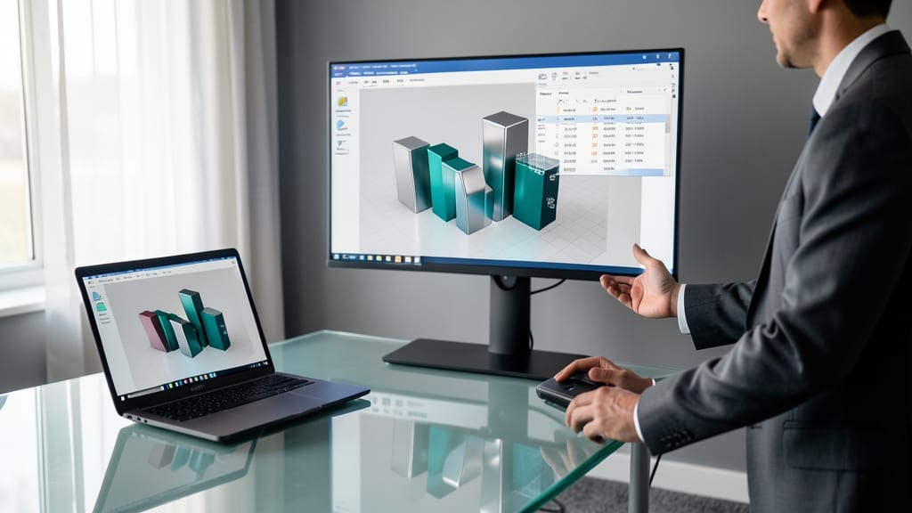 3D Financial Model Visualizations in PowerPoint