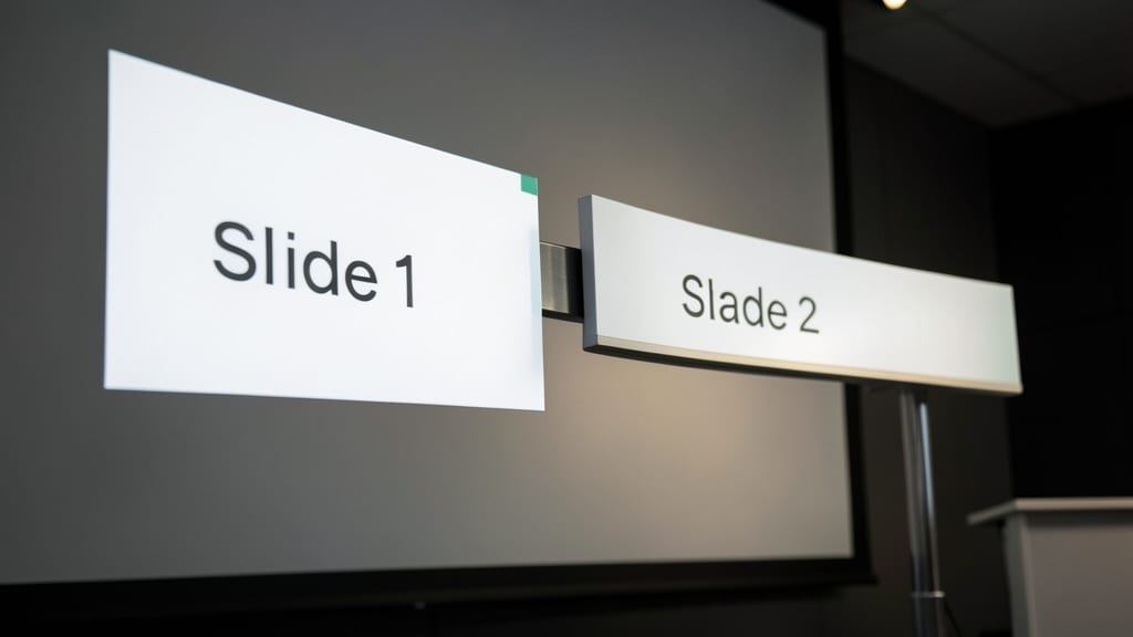 Push Slide Transition for Modern Minimalism