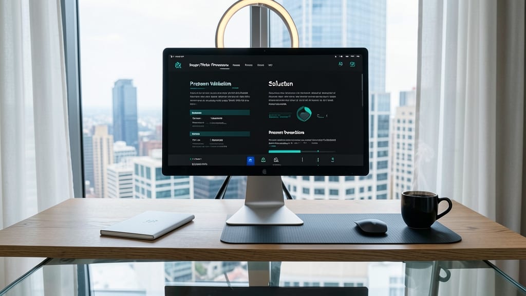 Startup Pitch Deck Framework Template